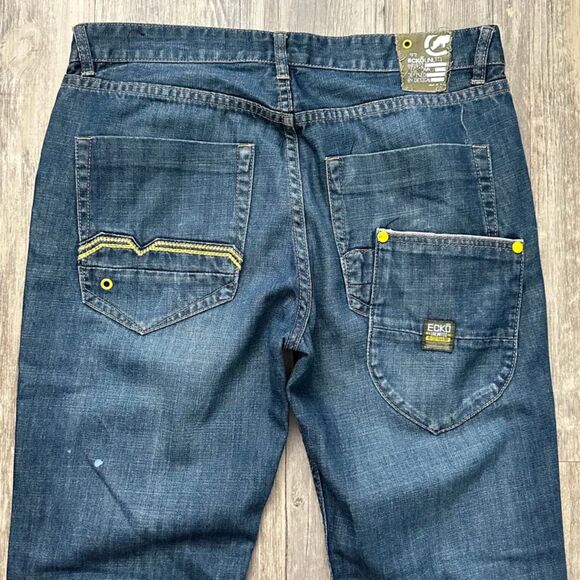Vintage Y2K Ecko UNLTD Denim Jeans Size 34X32 - Picture 2 of 5